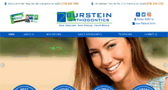 Desktop Screenshot of bursteinorthodontics.com